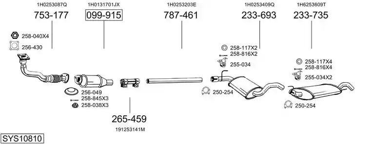 BOSAL SYS10810