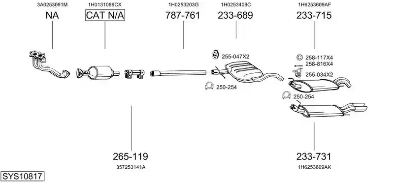BOSAL SYS10817