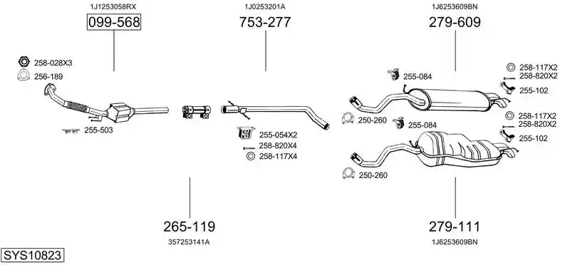 BOSAL SYS10823