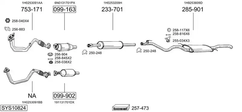 BOSAL SYS10824