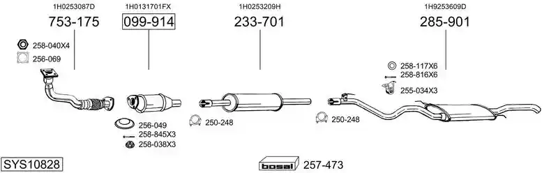 BOSAL SYS10828