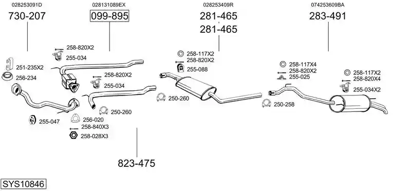 BOSAL SYS10846
