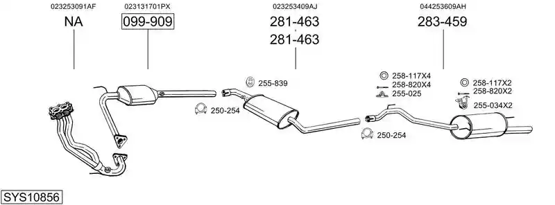 BOSAL SYS10856