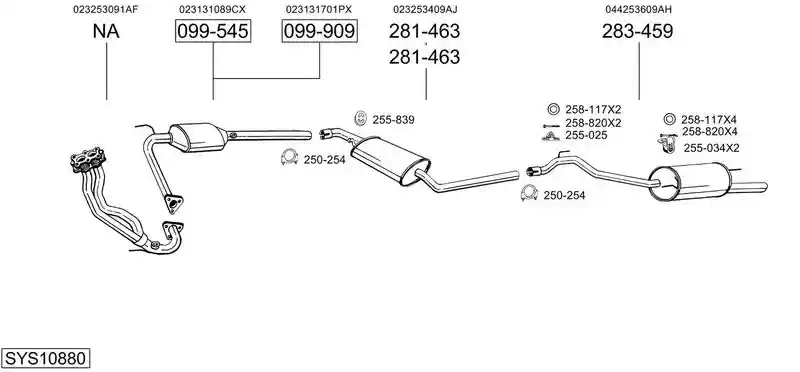 BOSAL SYS10880