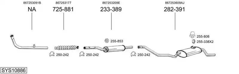 BOSAL SYS10886