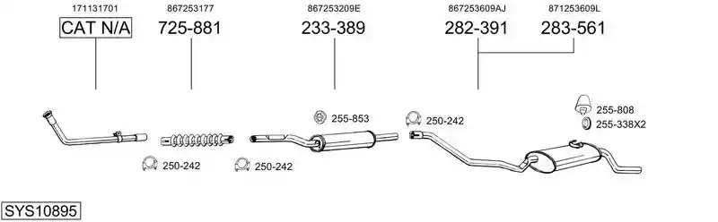 BOSAL SYS10895
