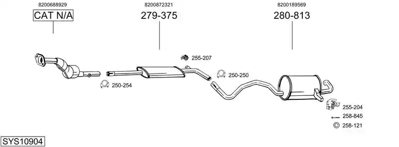 BOSAL SYS10904