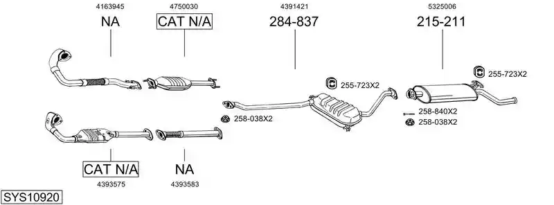 BOSAL SYS10920