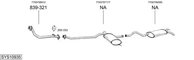 BOSAL SYS10935
