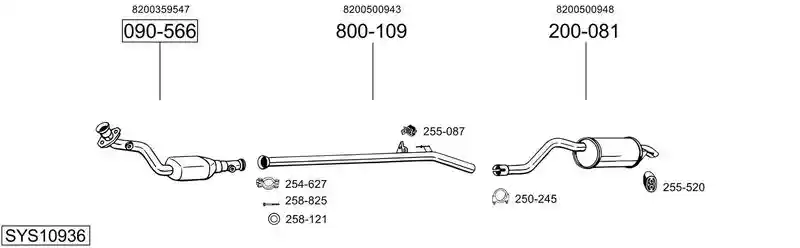 BOSAL SYS10936