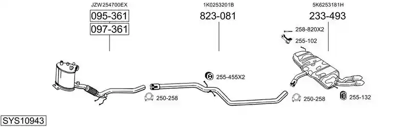 BOSAL SYS10943