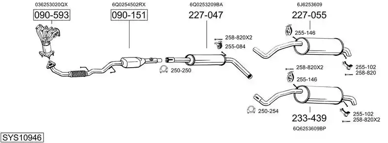 BOSAL SYS10946