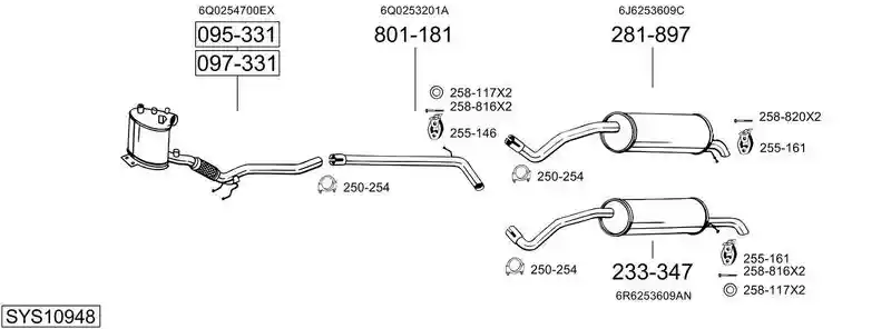 BOSAL SYS10948