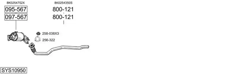 BOSAL SYS10950
