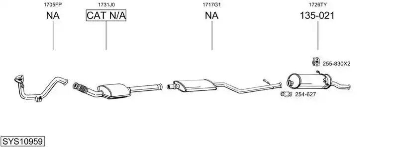 BOSAL SYS10959