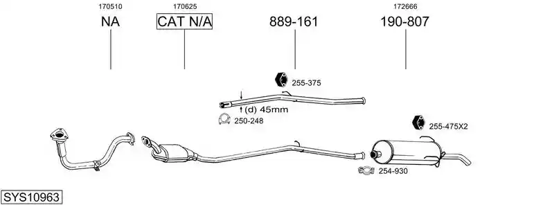 BOSAL SYS10963