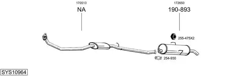 BOSAL SYS10964