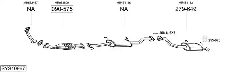 BOSAL SYS10967