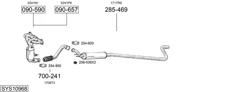BOSAL SYS10968