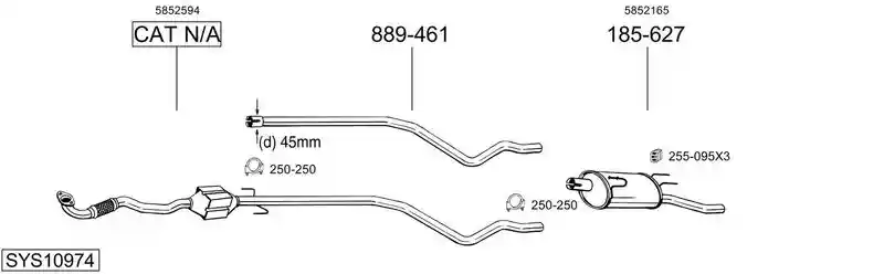 BOSAL SYS10974