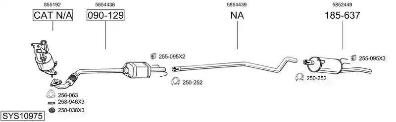BOSAL SYS10975