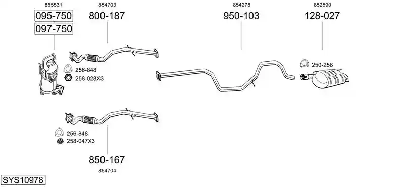 BOSAL SYS10978