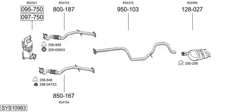 BOSAL SYS10983
