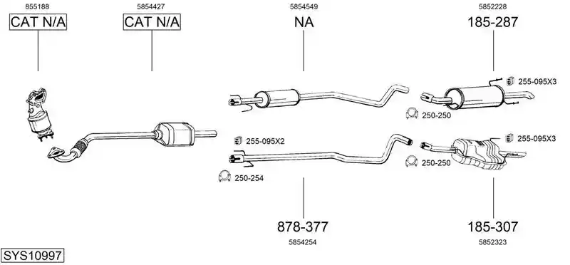 BOSAL SYS10997