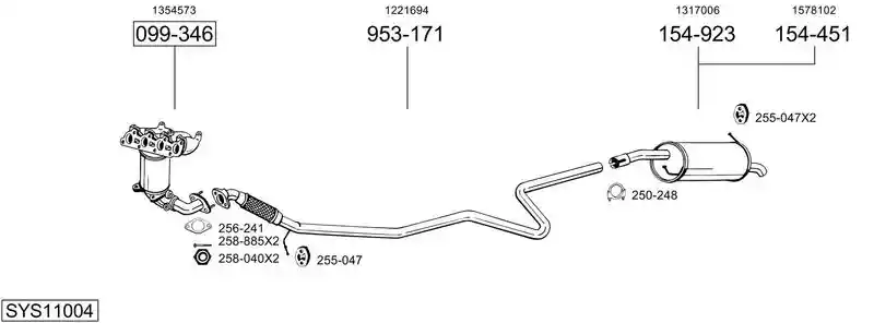 BOSAL SYS11004
