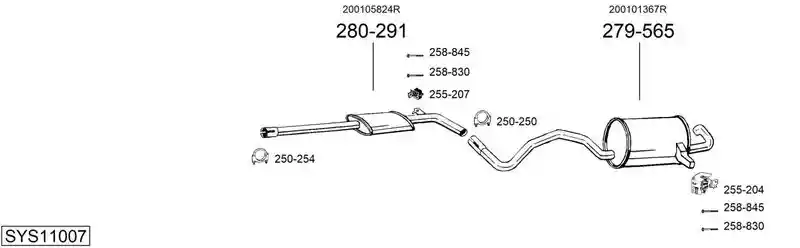 BOSAL SYS11007