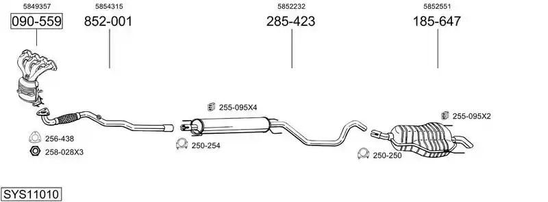 BOSAL SYS11010