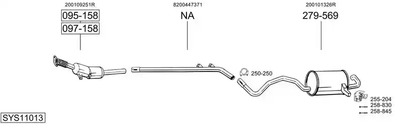 BOSAL SYS11013