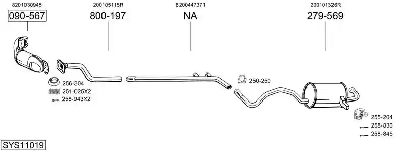 BOSAL SYS11019