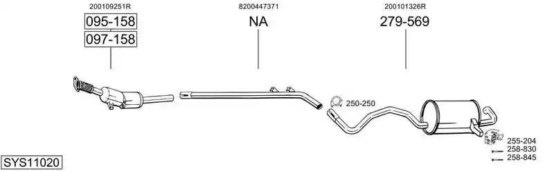 BOSAL SYS11020