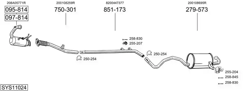 BOSAL SYS11024