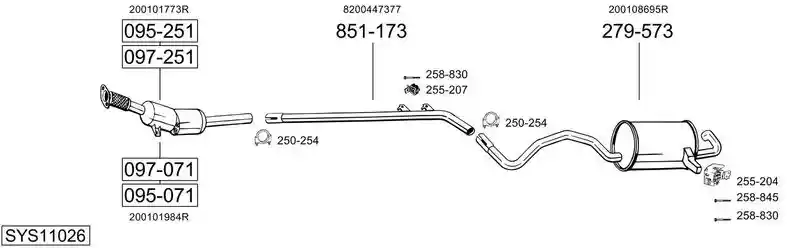 BOSAL SYS11026