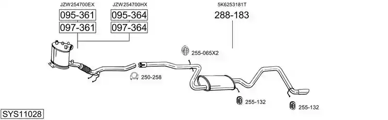 BOSAL SYS11028
