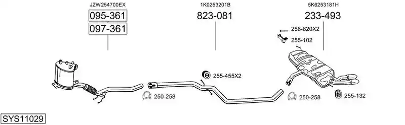 BOSAL SYS11029