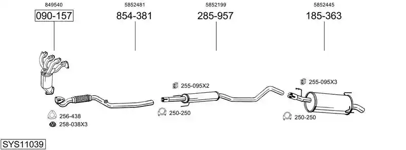 BOSAL SYS11039