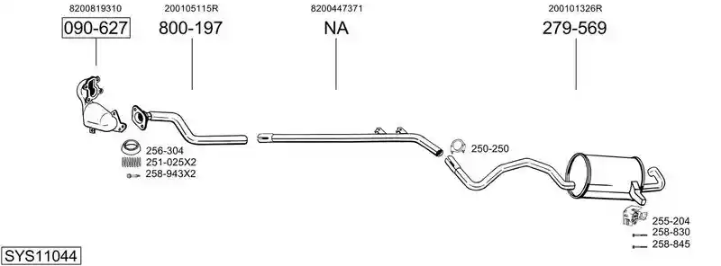 BOSAL SYS11044