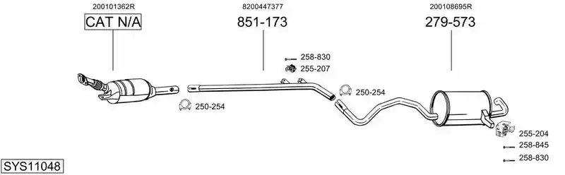 BOSAL SYS11048