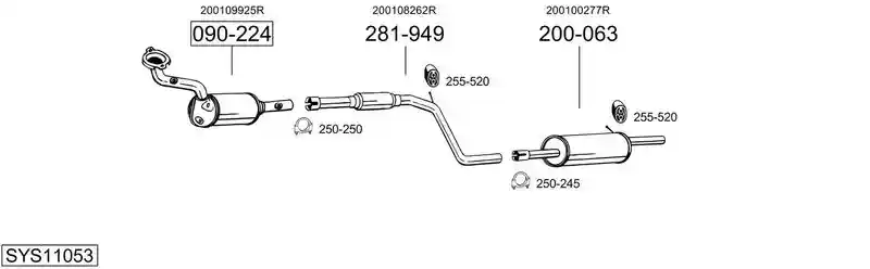 BOSAL SYS11053