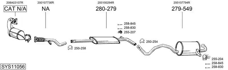 BOSAL SYS11056