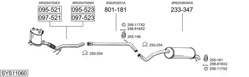 BOSAL SYS11060