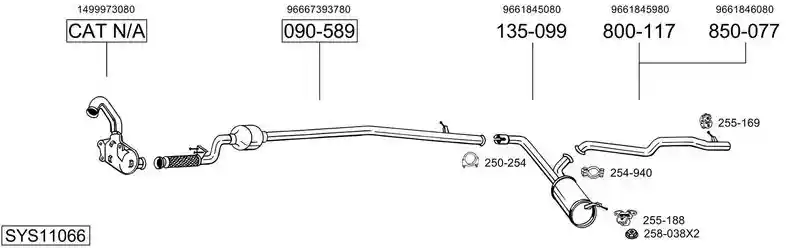 BOSAL SYS11066