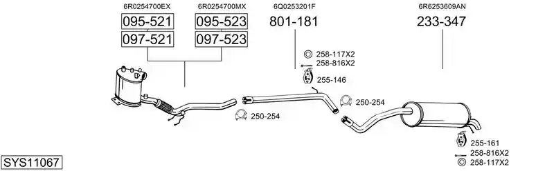 BOSAL SYS11067