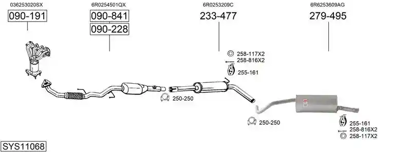 BOSAL SYS11068