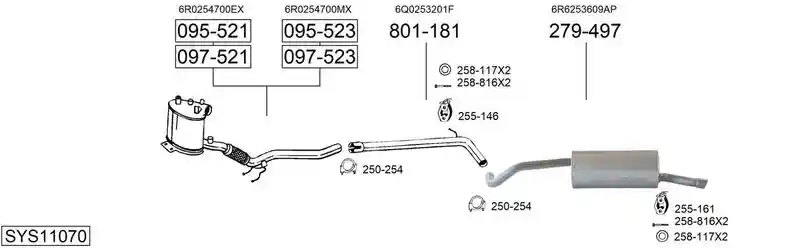 BOSAL SYS11070