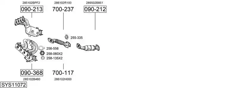BOSAL SYS11072
