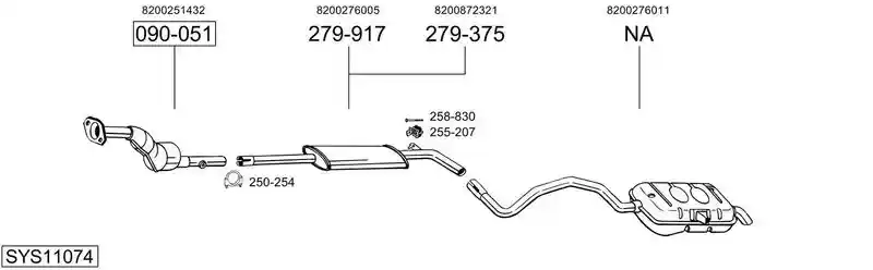 BOSAL SYS11074